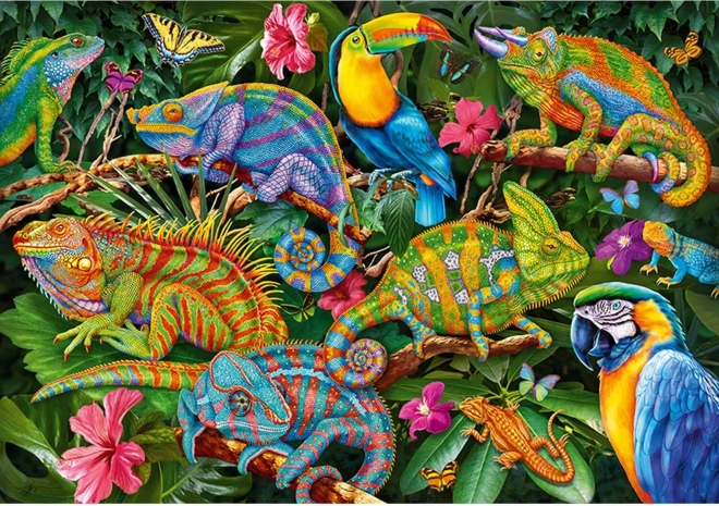 Puzzle Incroyables Caméléons 2000 pièces