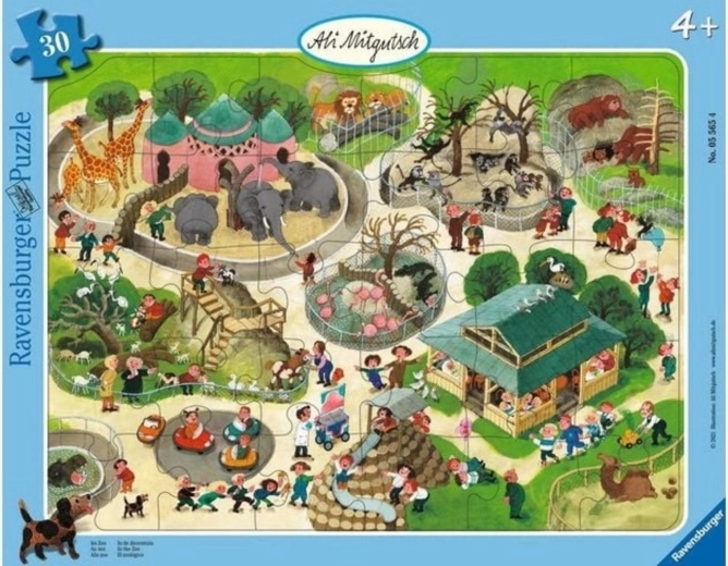 Puzzle Ravensburger visite au zoo 30 pièces