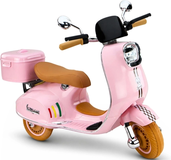 Vespa électrique pour enfants rose