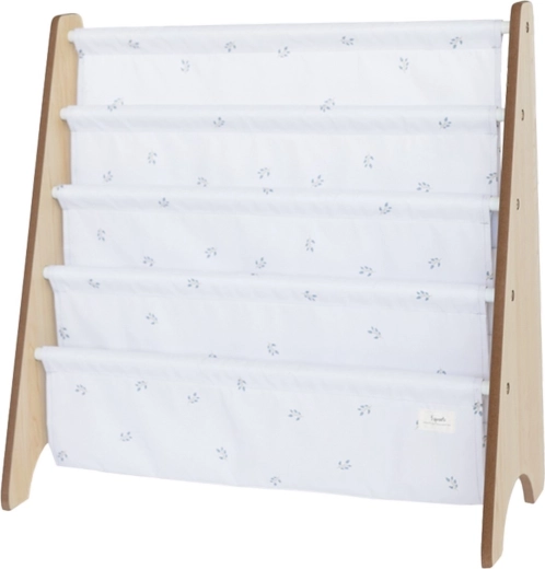3 Sprouts porte-livres recycled blueberry/ivory