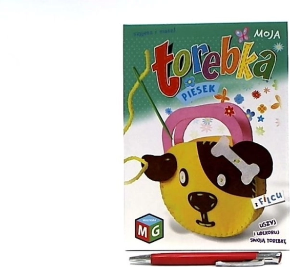 Moja Torebka kit créatif pour fabriquer un sac en feutre Chien