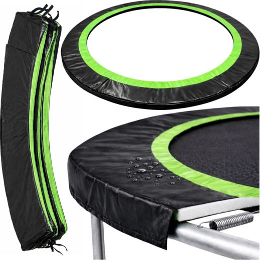 Couvre-ressorts de protection pour trampoline Lean 180–183 cm 6 ft noir