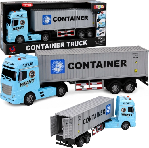 Camion enfant avec conteneur, lumières et sons, 54 cm - 1 pièce