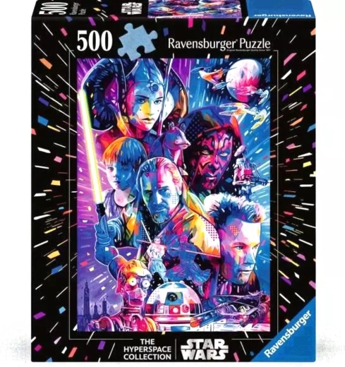 Puzzle Ravensburger Star Wars Hyperspace : La Menace fantôme XXL 500 pièces