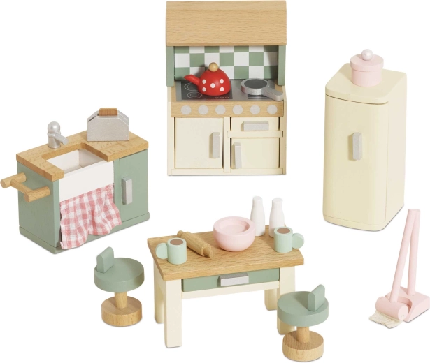 Le Toy Van mobilier de cuisine en bois pour maison de poupées Daisylane
