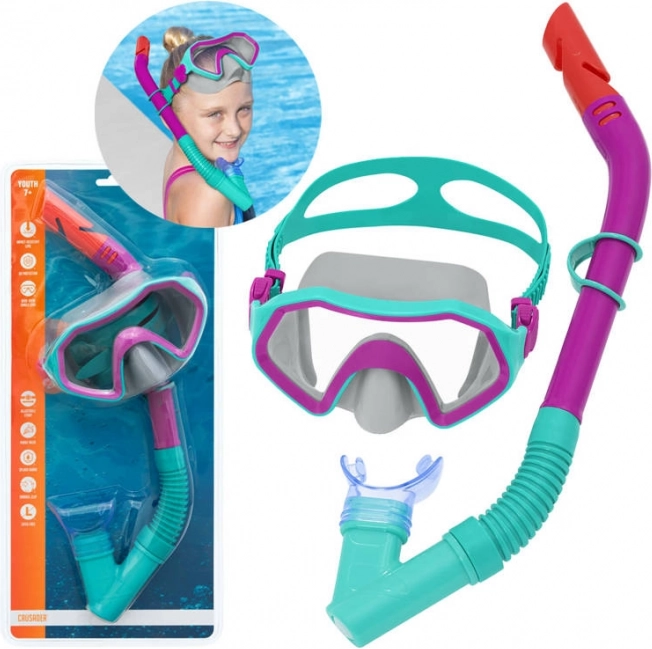Bestway Hydro Swim masque et tuba pour enfants – Turquoise