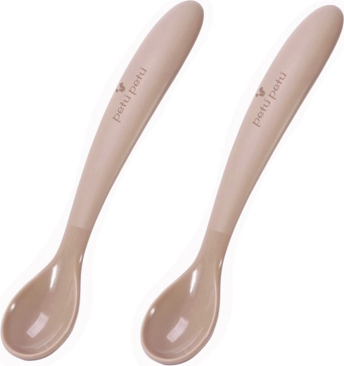 Petú petú Maddie cuillères en silicone caramel - 2 pcs