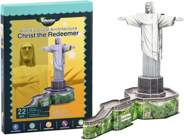 Puzzle 3D Statue du Christ Rédempteur 22 pièces