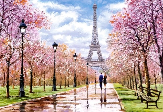 Puzzle 1000 pièces – Promenade romantique à Paris