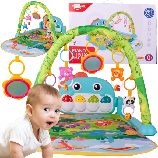 Tapis d’éveil avec piano, lumière et son pour bébés