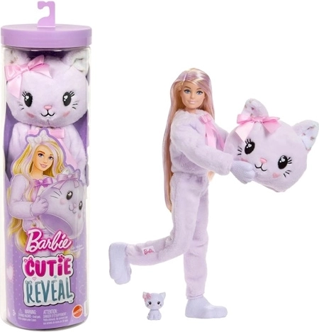 Barbie Cutie Reveal Nœuds sucrés, chat violet