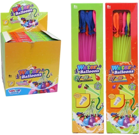 Ballons d’eau pour jeux aquatiques, lot de 24 pièces en boîte