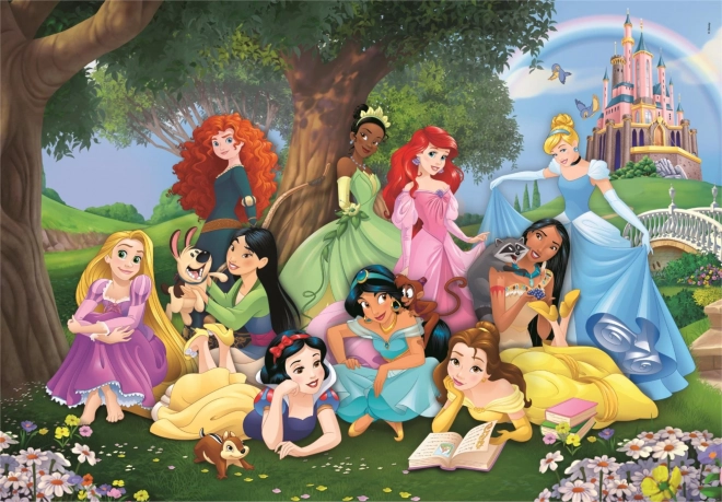 Puzzle Disney Princesses 104 pièces CLEMENTONI