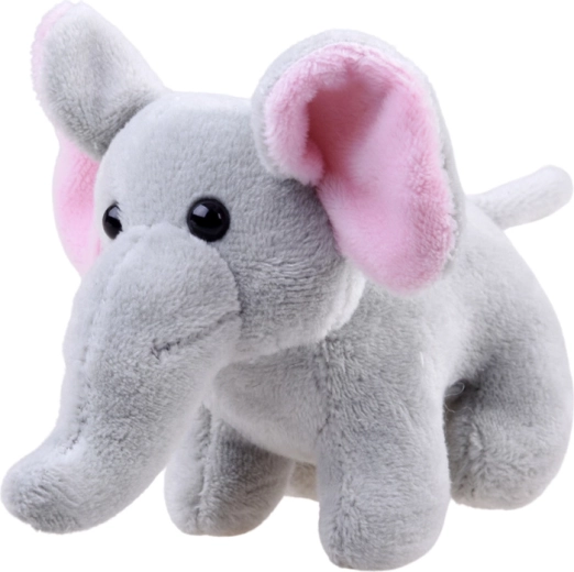 Éléphant en peluche Safari avec pouet