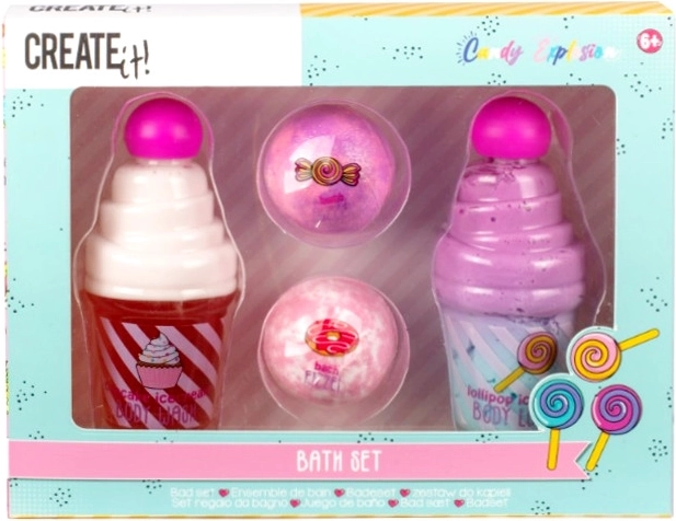 Create It! Candy set de bain pour enfants