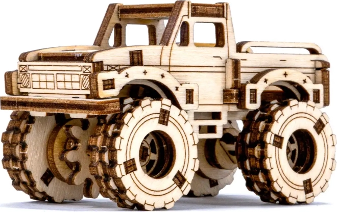 Puzzle 3D en bois – modèle de monster truck