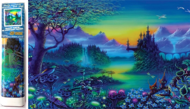 Norimpex peinture diamant Mystérieux château 30x40 cm