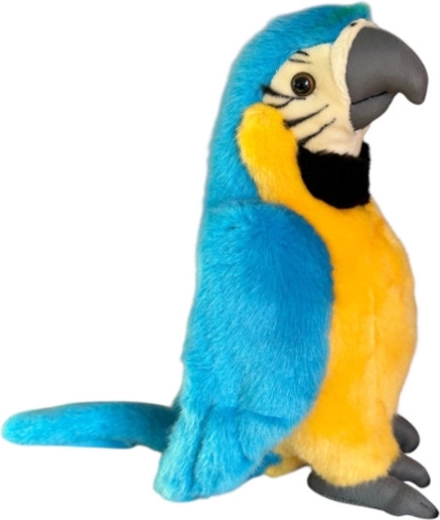 Perroquet ara en peluche bleu 28 cm - 1 pièce