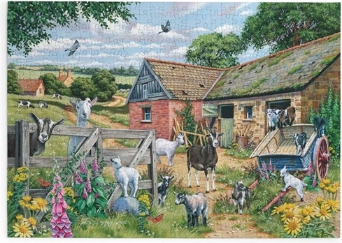 House of Puzzles La ferme joyeuse – puzzle de 500 grandes pièces