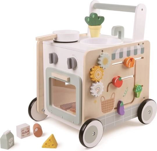 Trotteur en bois 2Kids Toys avec cuisine