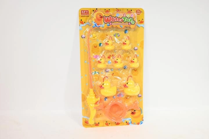 Canne à pêche avec canards