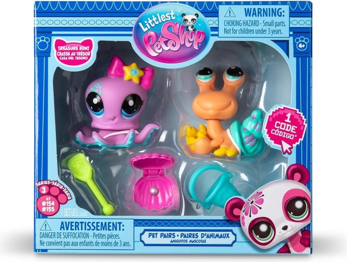 Hasbro Littlest Pet Shop Pet Treasure Hunt – ensemble de figurines et accessoires