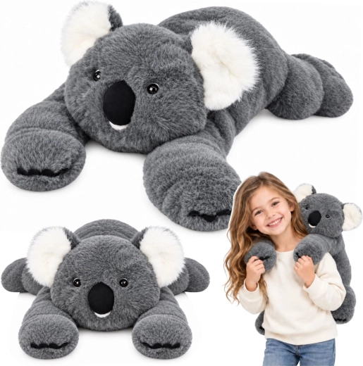 Koala en peluche gris avec de longues pattes 60 cm