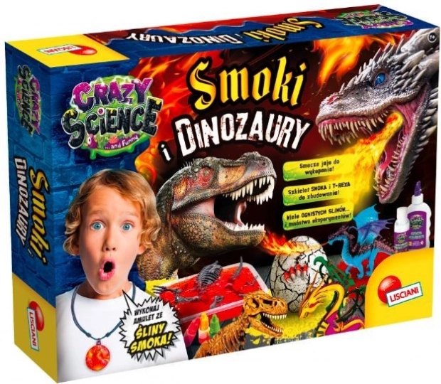 Kit scientifique Crazy Science – dragons et dinosaures