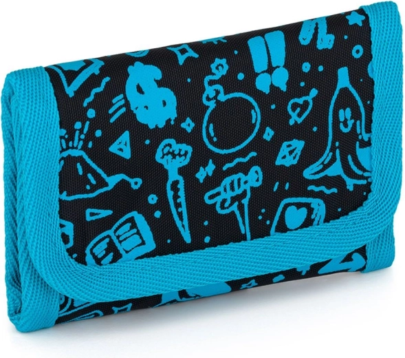 Portefeuille Topgal avec motif doodle art