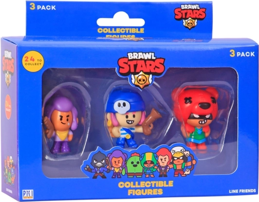 Figurines Brawl Stars 3 Pack - Série 1