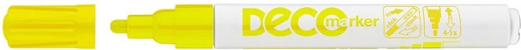 Marqueur décoratif à laque ICO, jaune, 2–4 mm