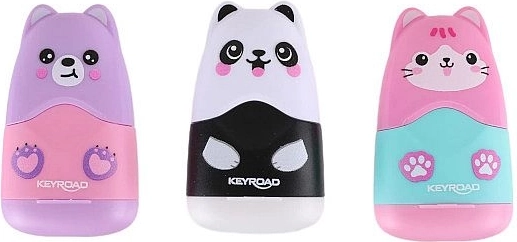 Taille-crayon 2-en-1 avec animaux et gomme