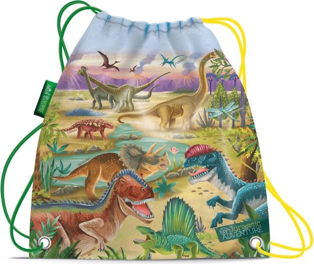 Sac à dos à cordon pour les affaires de rechange Jurassic Adventure