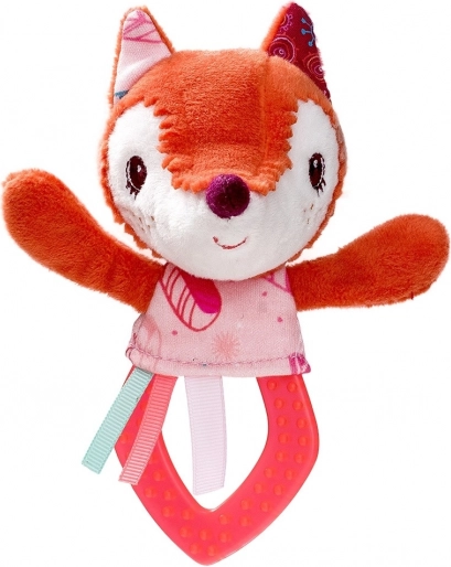 Lilliputiens renarde Alice anneau de dentition avec papier bruissant