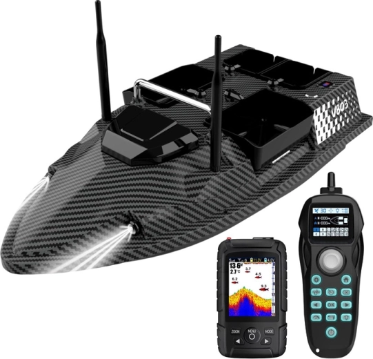 Bateau amorceur Flytec V803 Pro avec GPS et sonar 5200 mAh