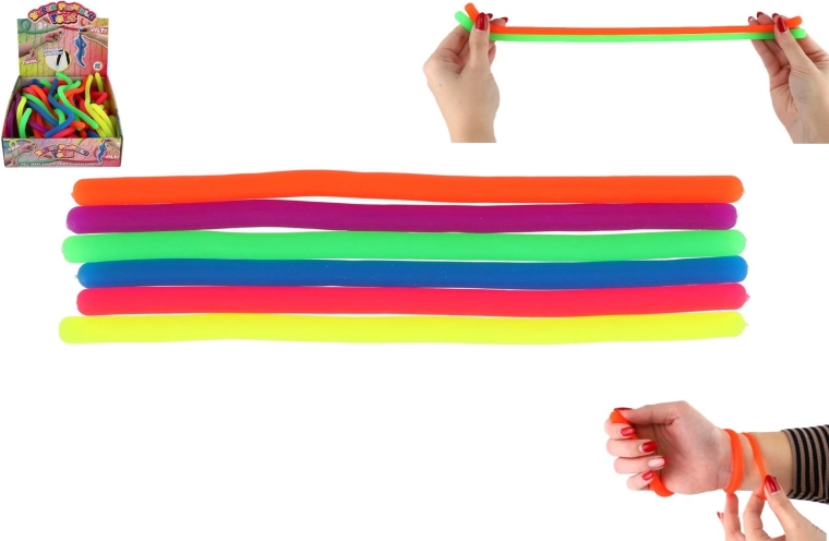 Jouet antistress extensible en silicone 27 cm