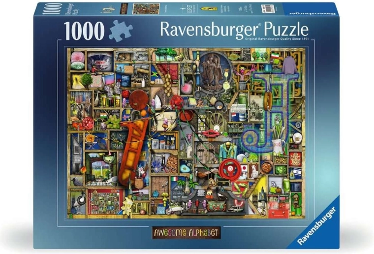Puzzle Ravensburger Alphabet incroyable – lettre I et J, 1000 pièces
