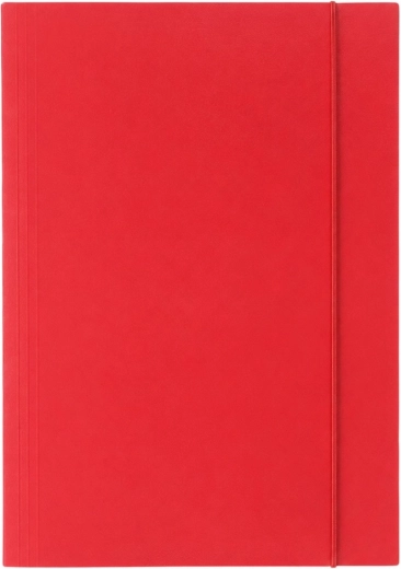 Chemise en carton avec élastique A4+ rouge 300 g/m² - 1 pièce
