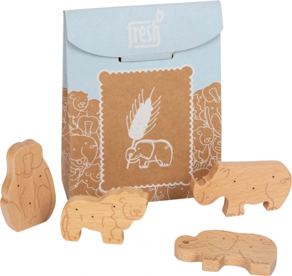 Biscuits en bois Animaux Fresh