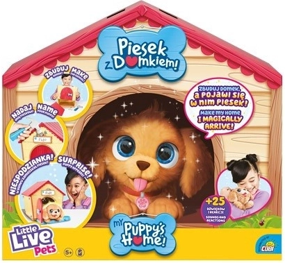 Mascotte interactive Little Live Pets avec maisonnette