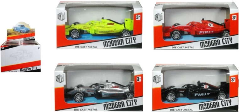 Voiture de course – modèle sportif en métal et plastique