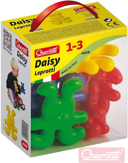 Quercetti Daisy Leprotti jeu de construction avec des lapins - 8 pièces