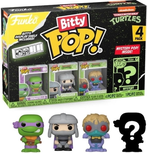 Funko Bitty POP! Teenage Mutant Ninja Turtles Donatello – lot de 4 figurines