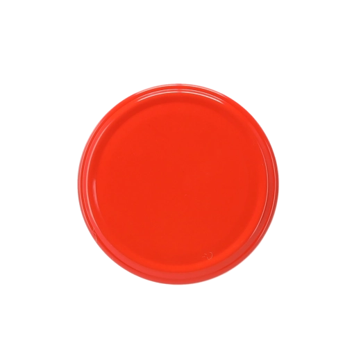 Couvercle pour bocaux 82 mm, rouge avec 6 ergots