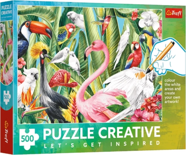 Puzzle 500 pièces Oiseaux du paradis Trefl