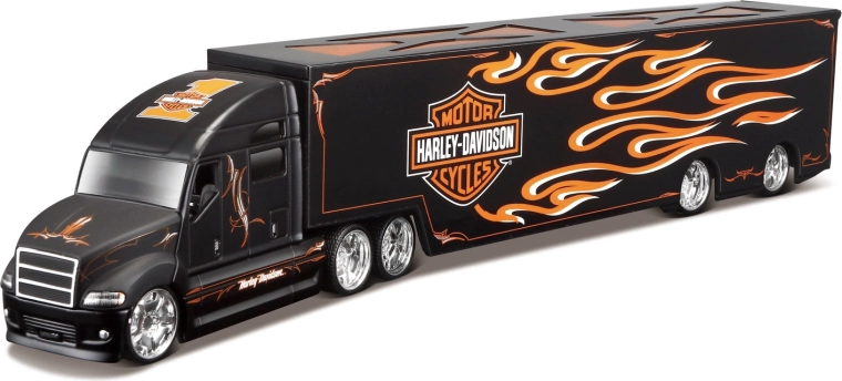 Maisto Harley-Davidson Hauler avec flammes 1:64