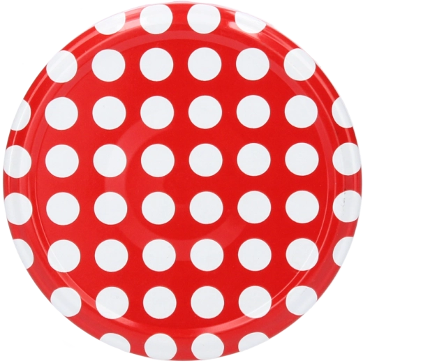 Set de couvercles pour conserves 82 mm motif pois verts, 10 pcs