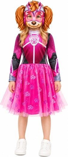 Costume lumineux pour enfant Pat' Patrouille Skye – robe et masque