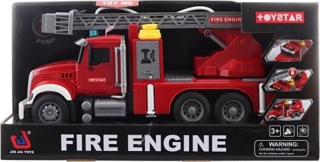 Camion de pompiers à piles et à eau avec son et lumière