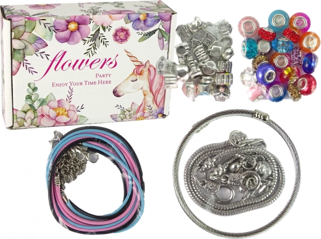 Kit de fabrication de bijoux avec perles et bracelets